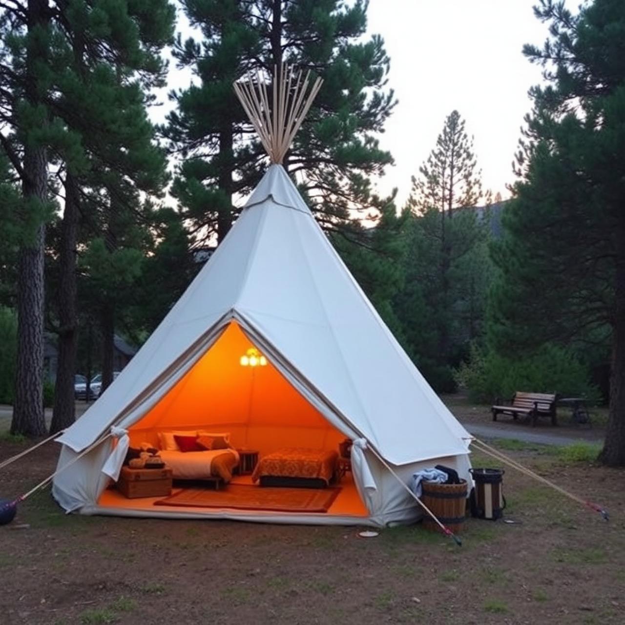The Pine Tipi — concept rendering